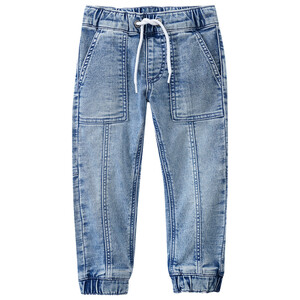 Jungen Pull-on-Jeans mit Kordelzug HELLBLAU