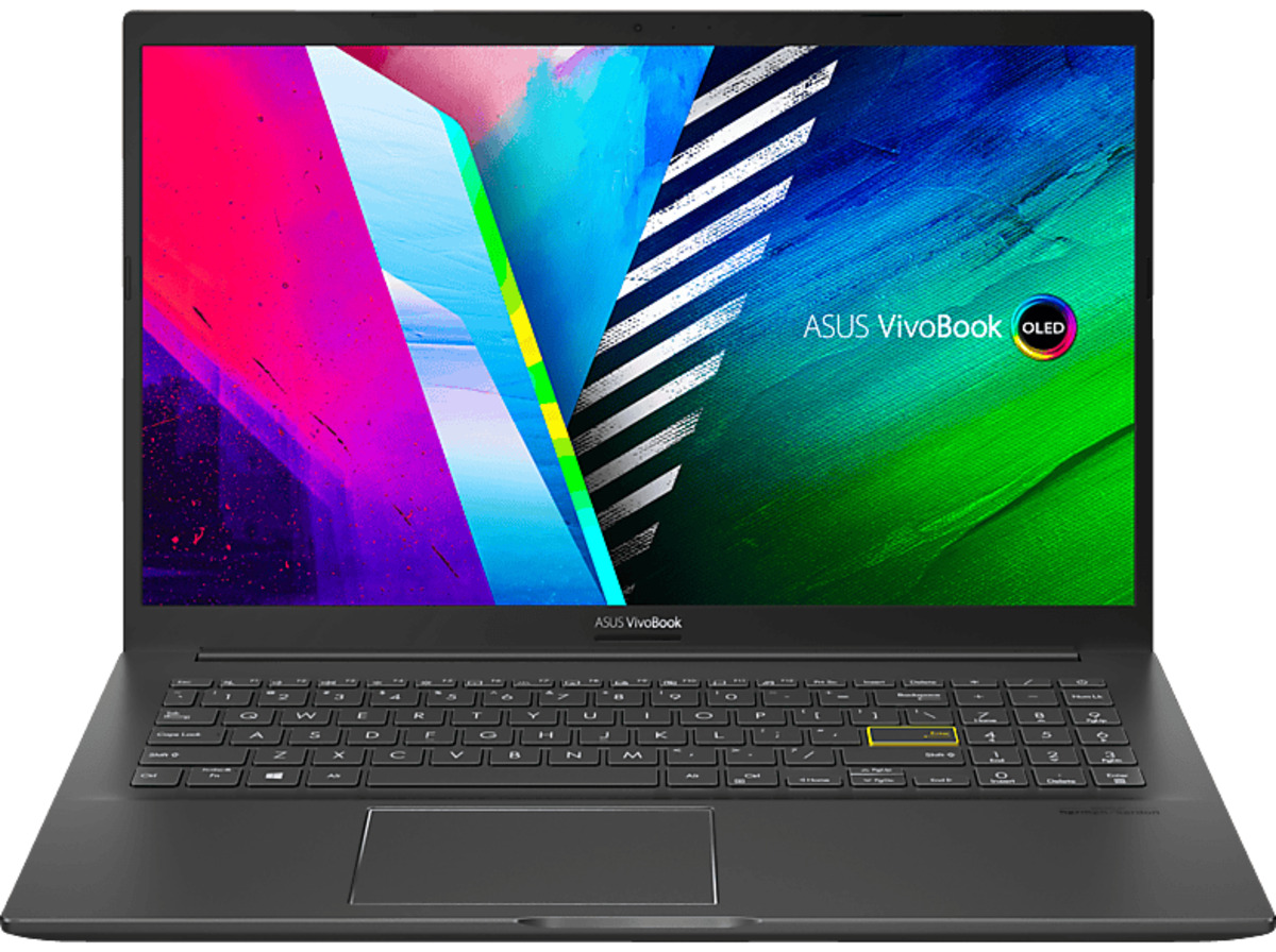 Bild 1 von ASUS Vivobook 15 OLED M513UA-L1718W, Notebook, mit 15,6 Zoll Display, AMD Ryzen™ 7 5700U Prozessor, 16 GB RAM, 512 SSD, Radeon™ Onboard Graphics, Schwarz, Windows 11 Home (64 Bit), Schwarz