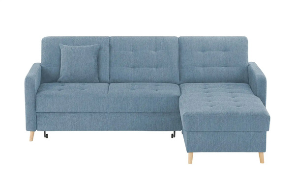 Bild 1 von Ecksofa  Venus ¦ blau ¦ Maße (cm): B: 222 H: 87 T: 162 Sofas > Ecksofas - Sconto