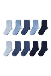 C&A Multipack 10er-Socken, Blau, Größe: 24-26