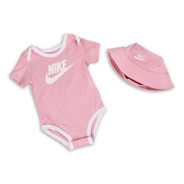 Bild 1 von Nike Bucket Hat & Bodysuit 2 Pc Set - Baby Gift Sets
