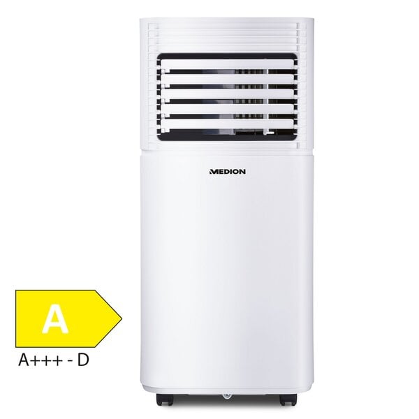 Bild 1 von MEDION LIFE® E900 Klimaanlage (MD 37387), Energieeffizienzklasse A, Kühlen, Entfeuchten und Ventilieren, Kühlleistung 9.000 BTU, Kühlmittel R290, max. 32m², Inkl. Fenster-Kit (B-Ware)