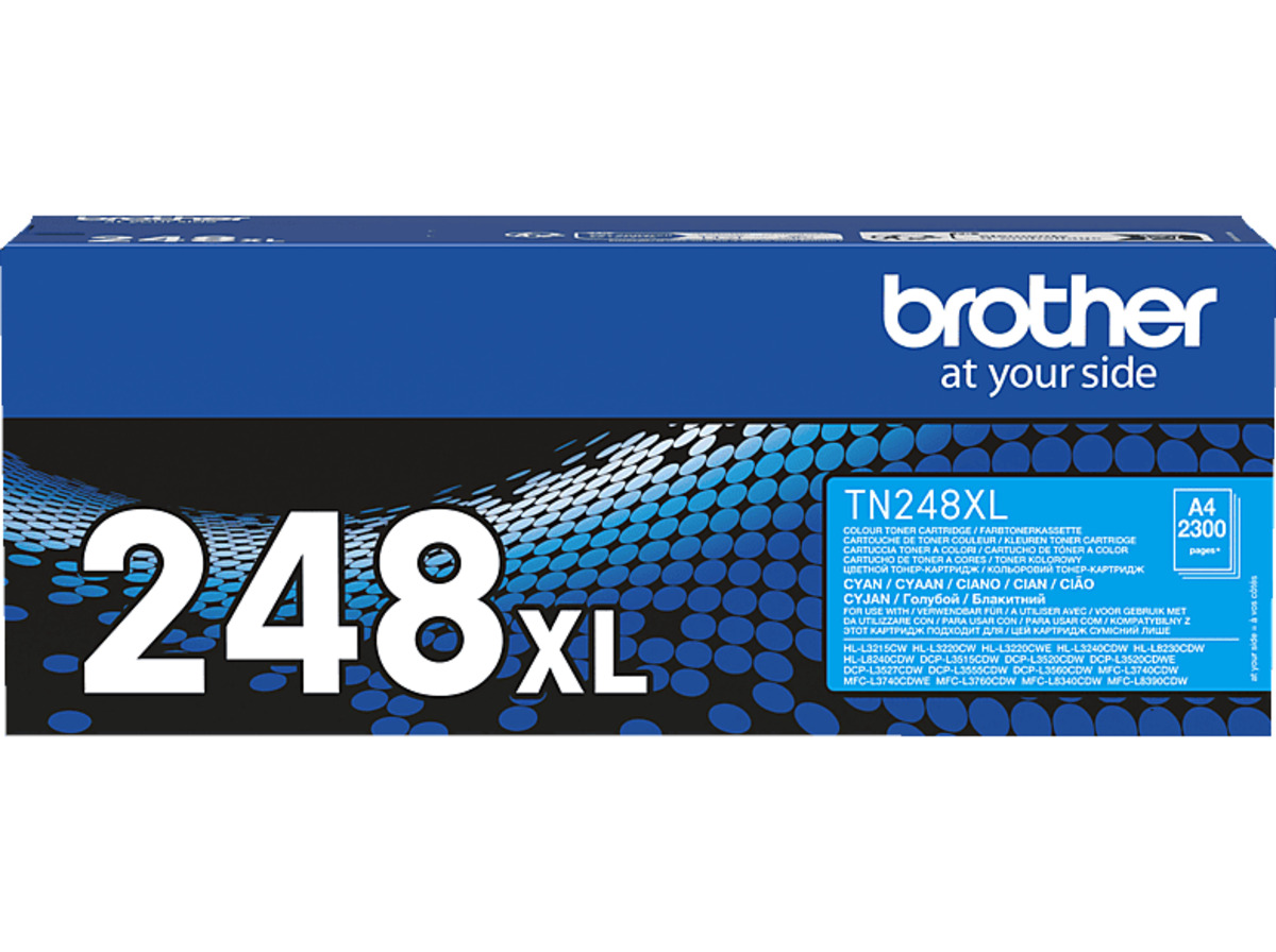 Bild 1 von BROTHER TN-248XLC Toner Cyan (TN 248XL TONER CYAN), Cyan