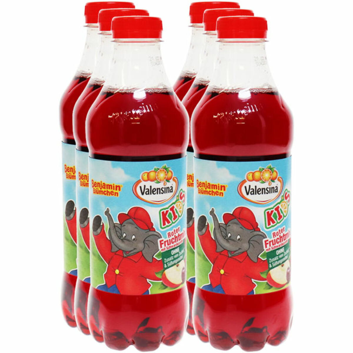 Bild 1 von Valensina Fruchtmix rot, 6er Pack (EINWEG) zzgl. Pfand