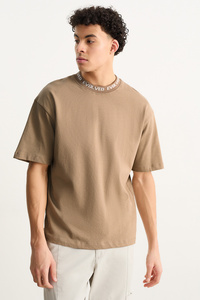 C&A T-Shirt, Beige, Größe: XS