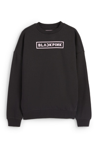 C&A CLOCKHOUSE-Sweatshirt-Blackpink, Schwarz, Größe: XS