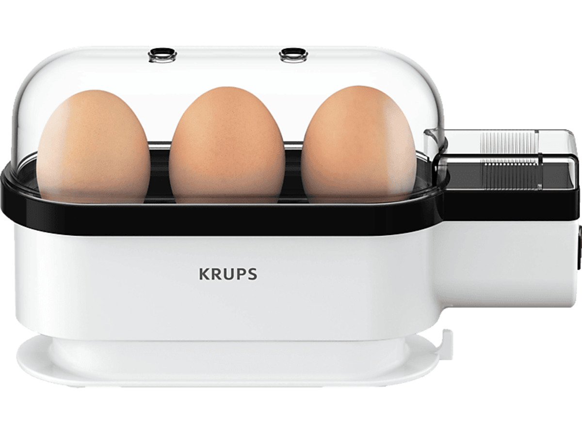 Bild 1 von KRUPS EG2341 Ovomat Trio Eierkocher(Anzahl Eier: 3), Weiß/Schwarz