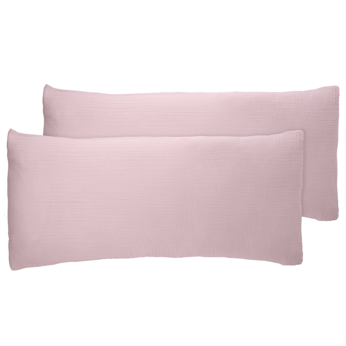 Bild 1 von 2 Musselin Kissenhüllen 40 x 80 cm HELLLILA