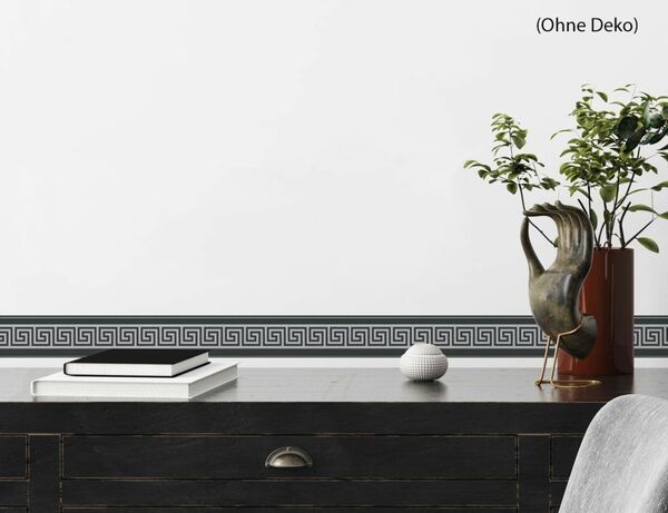 Bild 3 von Tapetenborte Grafik Schwarz