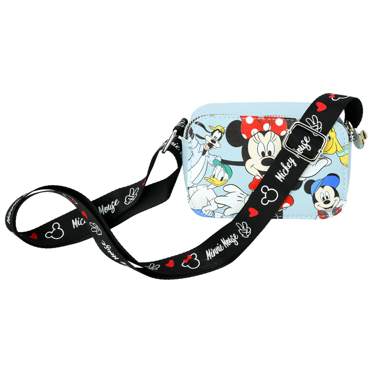 Bild 1 von Minnie Maus Tasche mit verstellbarem Riemen HELLBLAU