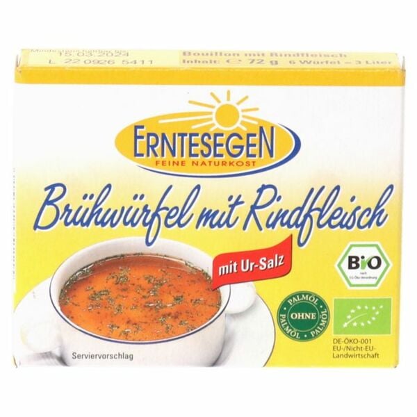 Bild 1 von Erntesegen 2 x BIO Brühwürfel mit Rindfleisch