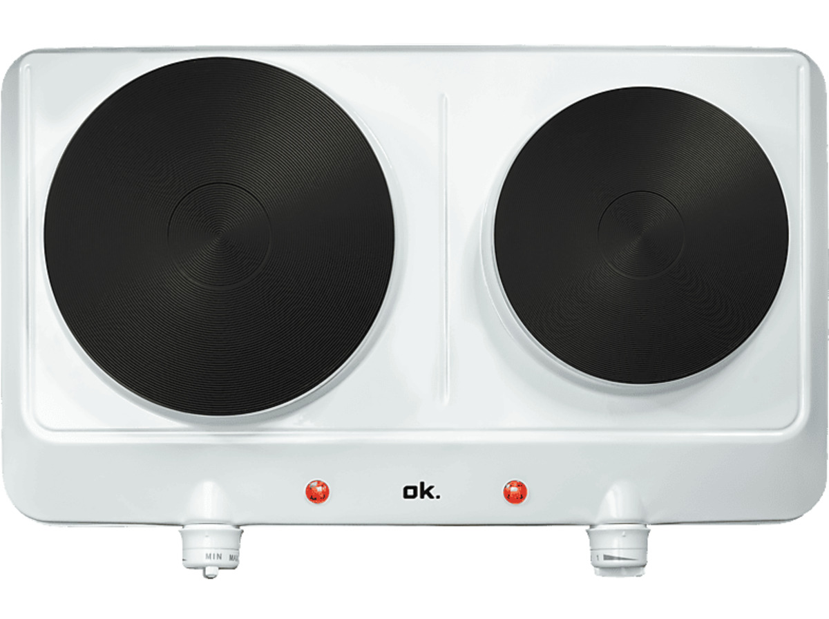 Bild 1 von OK. ODP 2520 W Kochplatte (Kochfelder: 2), Weiß