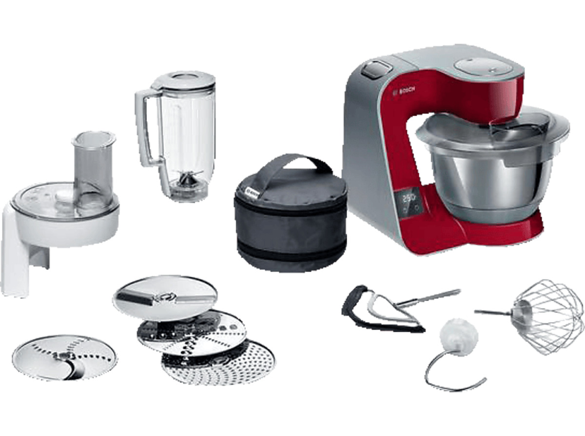 Bild 1 von BOSCH MUM5X720 Küchenmaschine Deep red (Rührschüsselkapazität: 3,9 l, 1000 Watt), Deep red