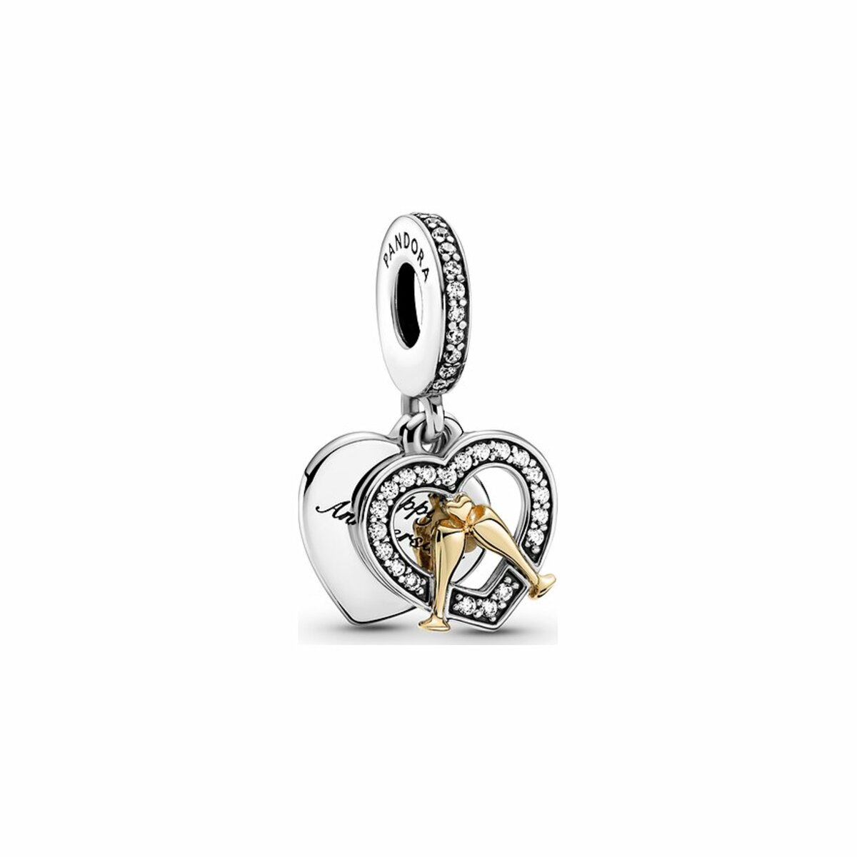 Bild 1 von Pandora Charm Moments Zweifarbiger Jahrestag 799322C01