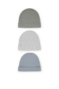Bild 1 von C&A Multipack 3er-Baby-Mütze, Grau, Größe: 46-47