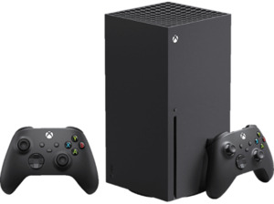 MICROSOFT Xbox Series X 1TB + Wireless Controller Carbon Black (nur Online), Schwarz