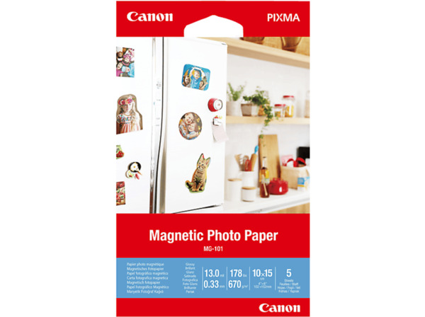 Bild 1 von CANON 3634C002AA MAGNETISCHES FOTOPAPIER Magnetisches Fotopapier, Weiß