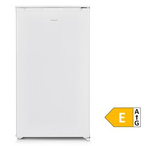 MEDION Kühlschrank mit Eiswürfelfach MD 37690, 90 L Gesamt-Nutzinhalt (Kühlteil 80 L & Eiswürfelfach 10 L), wechselbarer Türanschlag, geringer Geräuschpegel