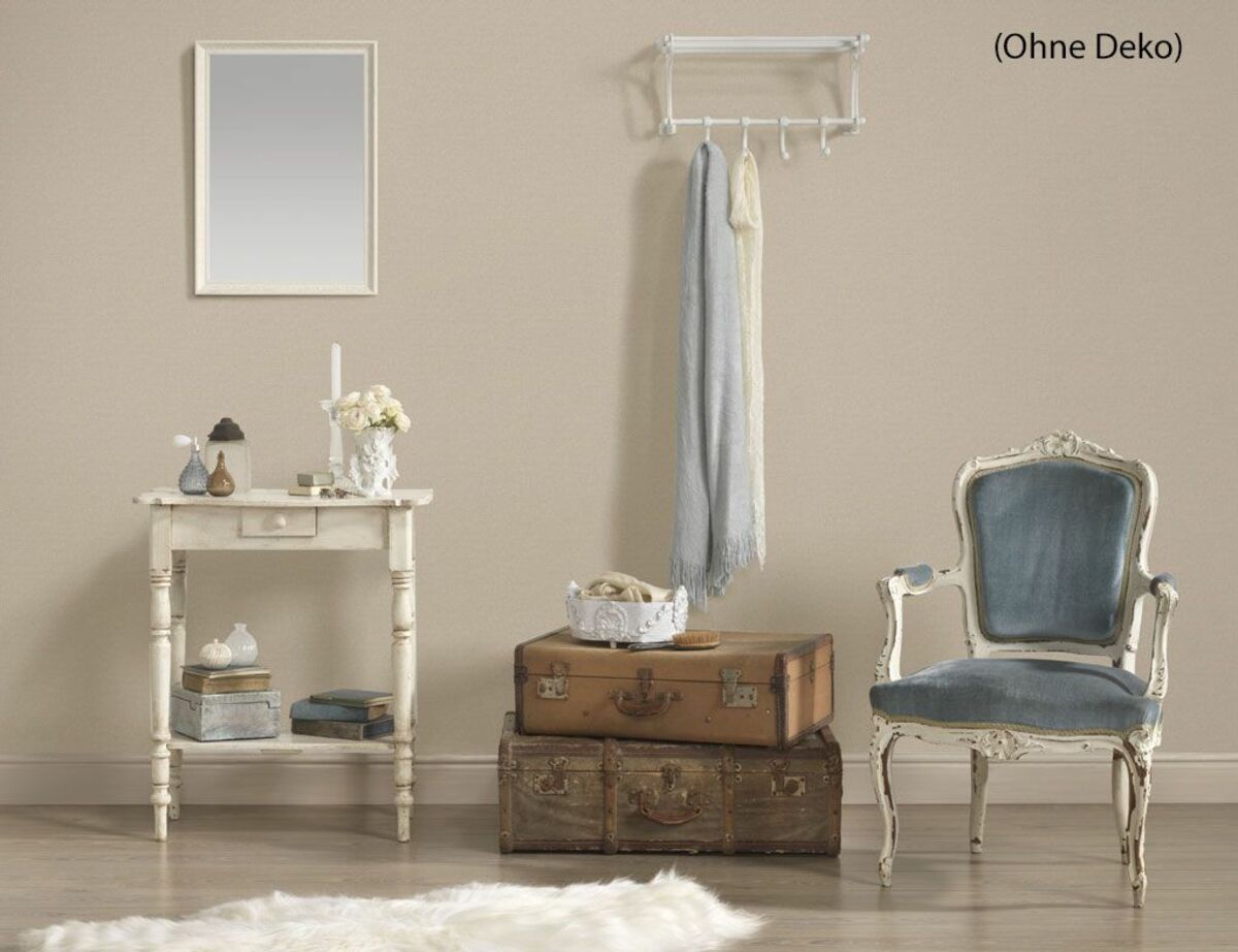 Bild 3 von Vliestapete Uni Hellbeige