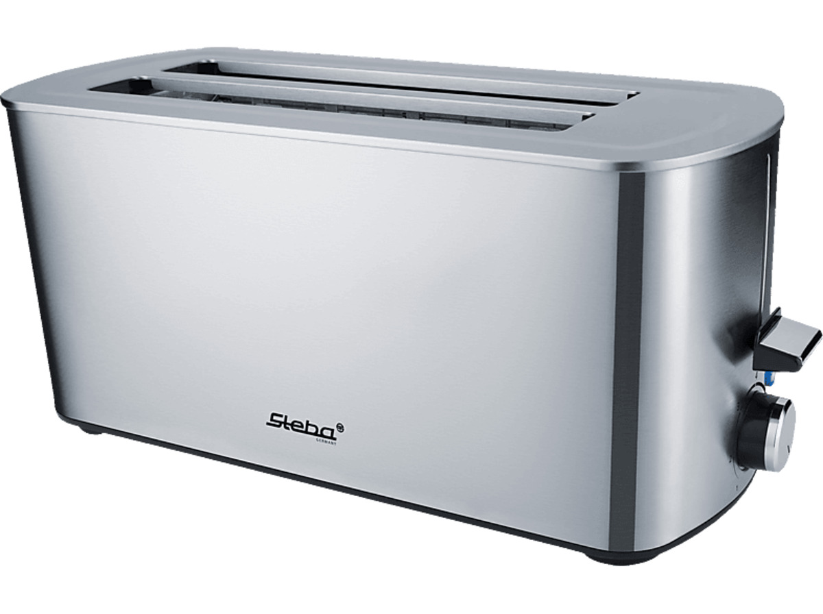 STEBA TO 21 Toaster Edelstahl (1400 Watt, Schlitze 2), Edelstahl von