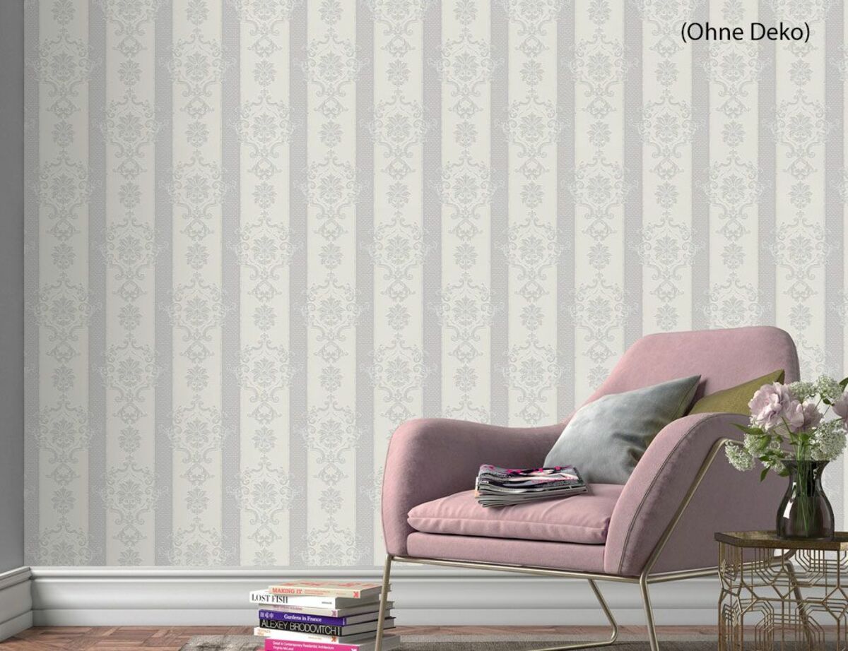 Bild 3 von Vliestapete Stil Flitter Creme