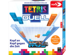 NORIS Tetris Duell - Kopf an gegen die Zeit! Gesellschaftsspiel Mehrfarbig, Mehrfarbig