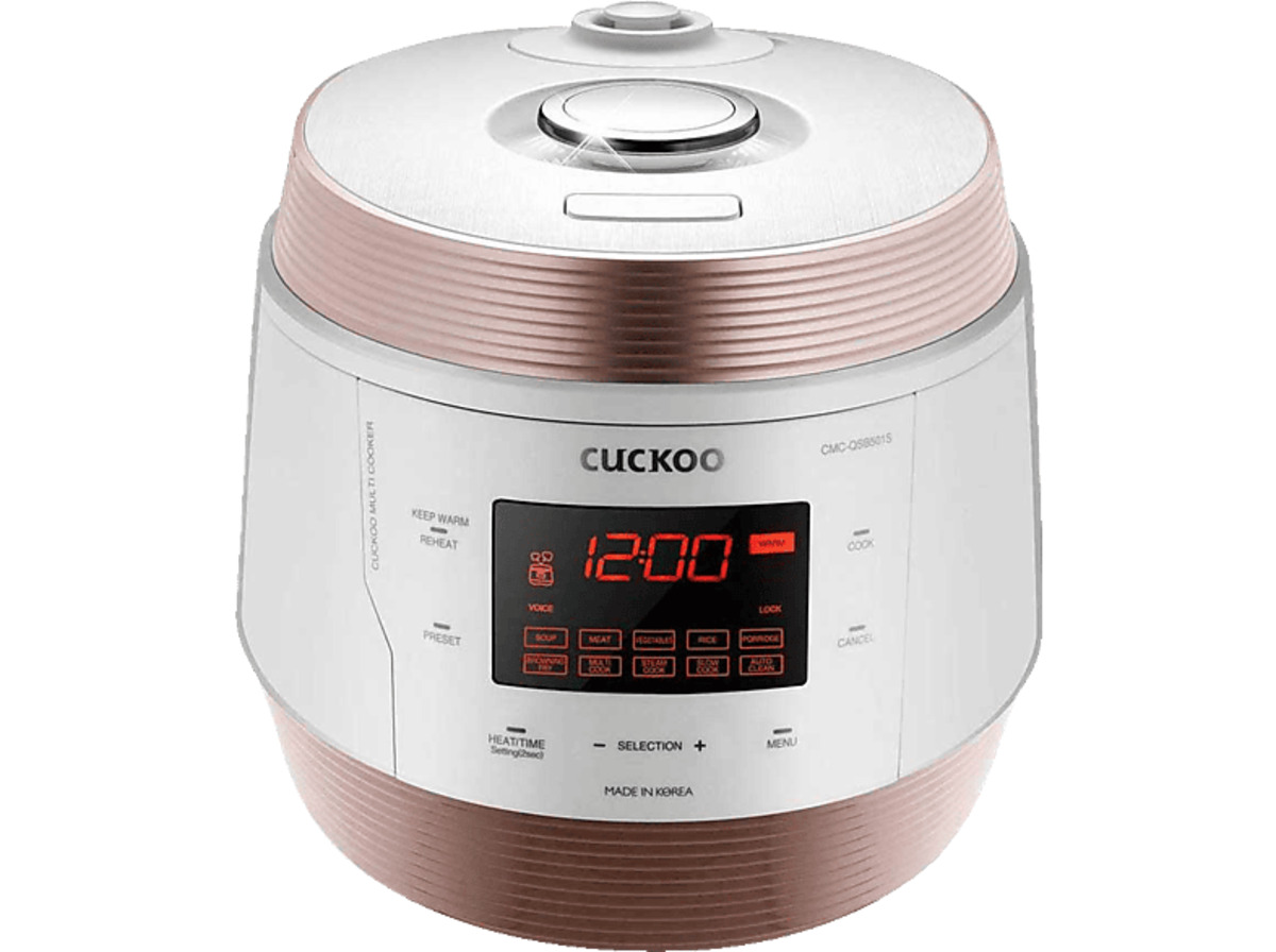 Bild 1 von CUCKOO CMC-QSB501S Multikocher (1150 Watt, Peachgold/Weiß), Peachgold/Weiß
