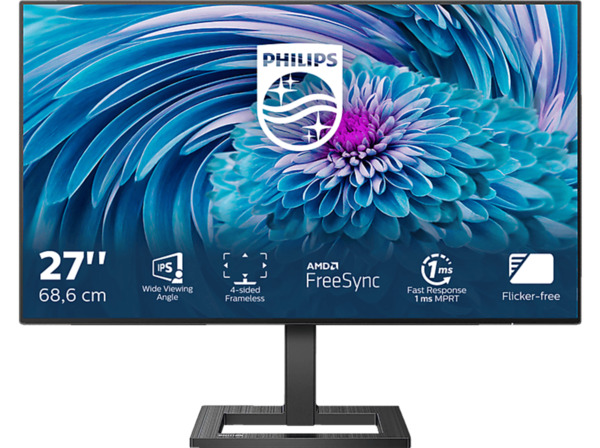 Bild 1 von PHILIPS 272E2FA 27 Zoll Full-HD Monitor (1 ms Reaktionszeit, 75 Hz), Schwarz