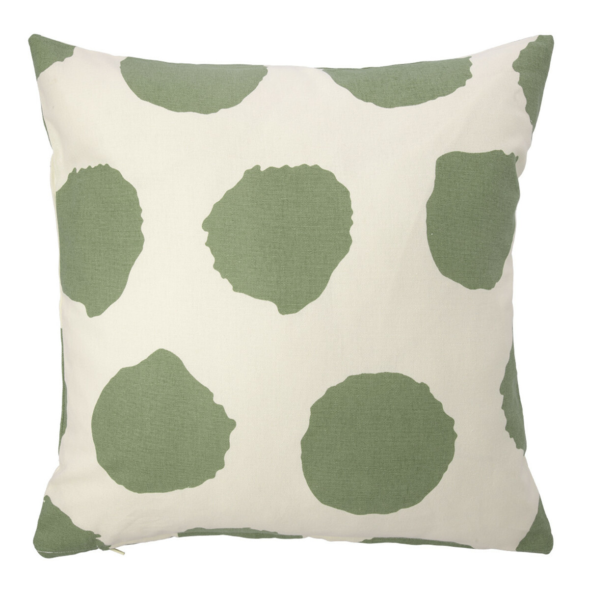 Bild 1 von Kissenhülle mit Punkten GRÜN