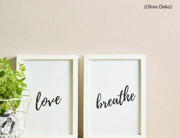 Bild 3 von Vliestapete Uni Beige