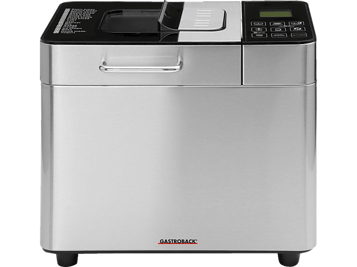 Bild 1 von GASTROBACK 42823 Advanced Design (Brotbackautomat, Edelstahl/Schwarz), Edelstahl/Schwarz