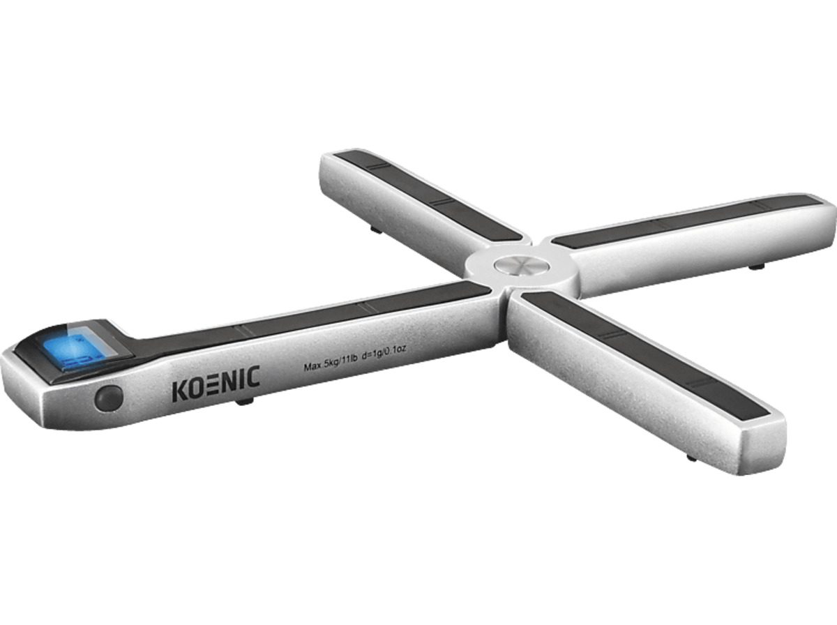 Bild 1 von KOENIC KKS 3230 Küchenwaage, Max. Tragkraft: 5 kg, Silber