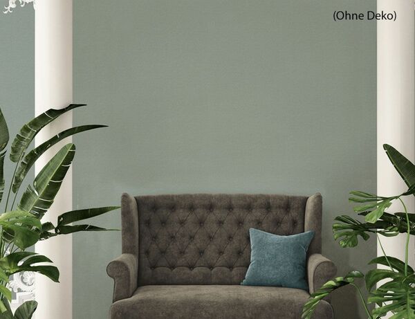 Bild 3 von Vliestapete Uni Grün