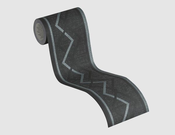 Bild 2 von Tapetenborte Grafik Schwarz