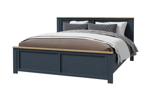 Doppelbett  Bohol ¦ blau ¦ Maße (cm): B: 198 H: 103 Betten > Bettgestelle & Futonbetten - Sconto