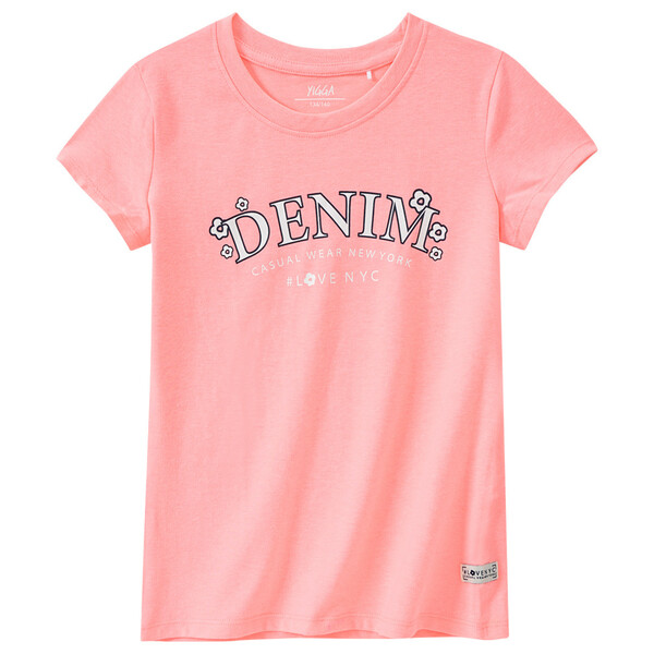 Bild 1 von Mädchen T-Shirt mit Print NEONPINK