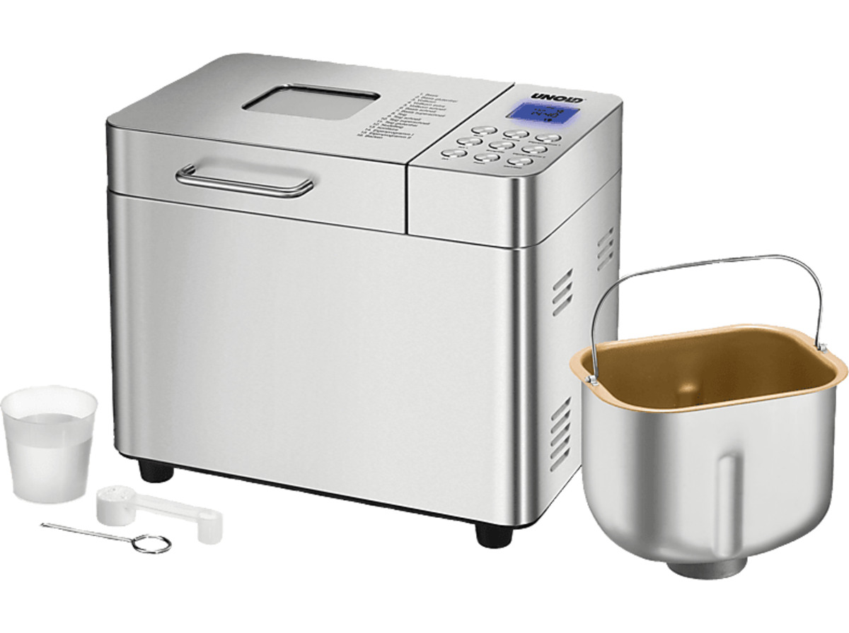 Bild 1 von UNOLD 68456 Backmeister (Brotbackautomat, 550 Watt, Edelstahl), Edelstahl