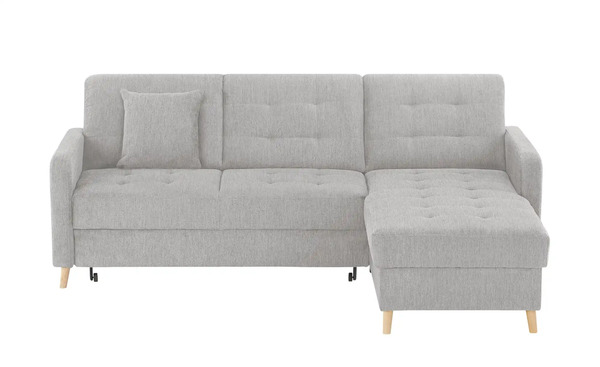 Bild 1 von Ecksofa  Venus ¦ grau ¦ Maße (cm): B: 222 H: 87 T: 162 Sofas > Ecksofas - Sconto