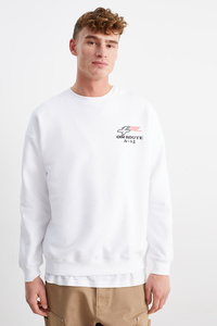 C&A Sweatshirt, Weiß, Größe: XS