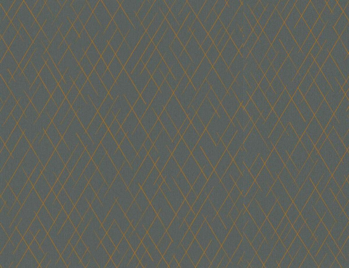 Bild 1 von Vliestapete Anthrazit Kupfer