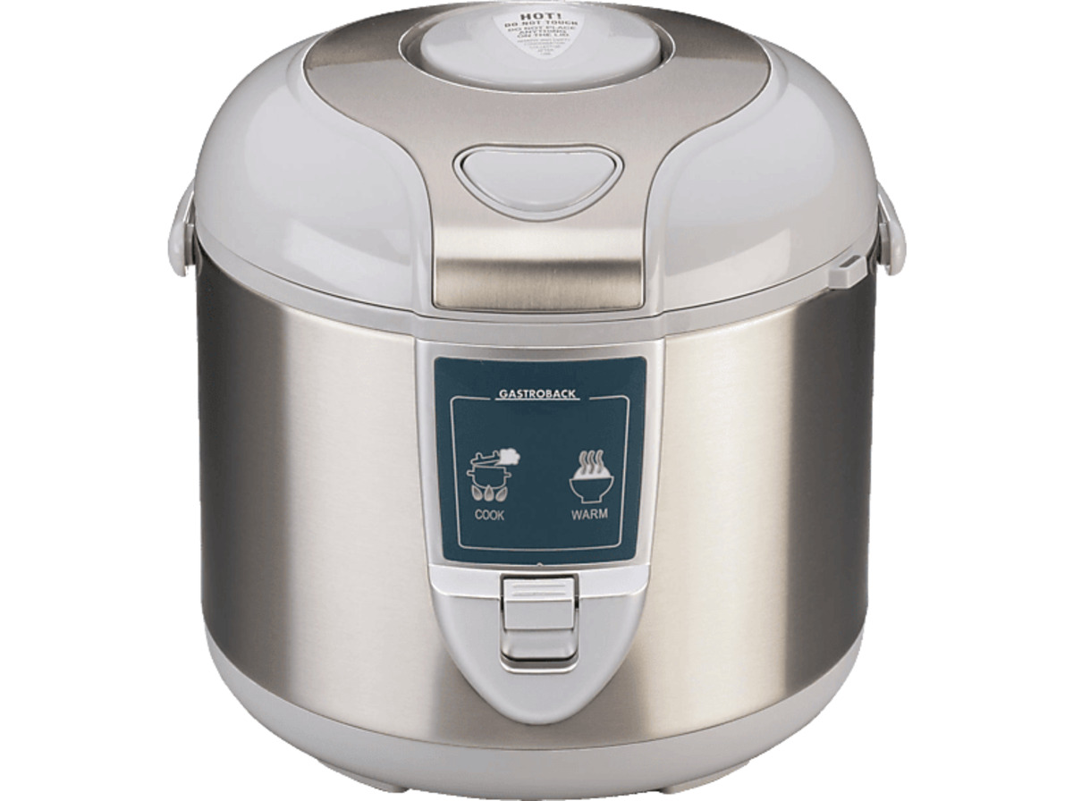 Bild 1 von GASTROBACK 42507 Reiskocher (450 Watt, Silber), Silber