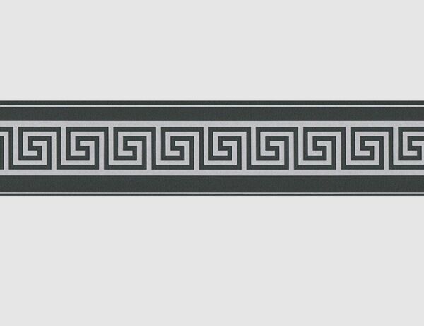 Bild 1 von Tapetenborte Grafik Schwarz