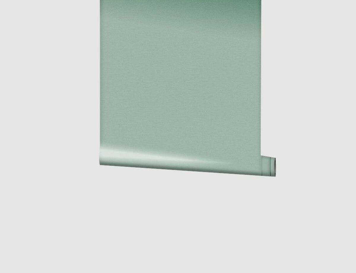 Bild 2 von Vliestapete Uni Grün