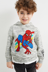 C&A Spider-Man-Hoodie, Grau, Größe: 98
