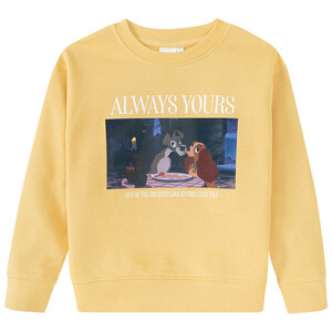 Disney Classics Sweatshirt mit großem Motiv GELB