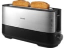 Bild 1 von PHILIPS HD2692/90 Viva Collection 8 Stufen, Krümelschublade, Brötchenaufsatz Toaster Silber/Schwarz (1030 Watt, Schlitze: 1), Silber/Schwarz