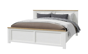 Doppelbett  Bohol ¦ weiß ¦ Maße (cm): B: 198 H: 103 Betten > Bettgestelle & Futonbetten - Sconto