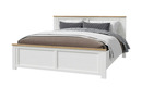 Bild 1 von Doppelbett  Bohol ¦ weiß ¦ Maße (cm): B: 198 H: 103 Betten > Bettgestelle & Futonbetten - Sconto