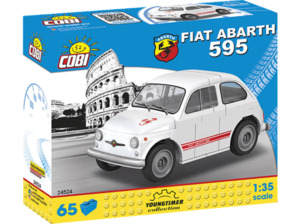 COBI 24524 FIAT 500 ABARTH (595) BJ. 1965 Klemmbausteine-Set, Mehrfarbig, Mehrfarbig