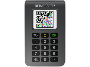 REINER SCT tanJack photo QR TAN-Generator, Grau/Weiß